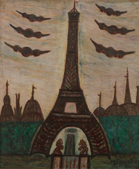 Les Crêtes de Paris by Miguel Hernandez, 1951