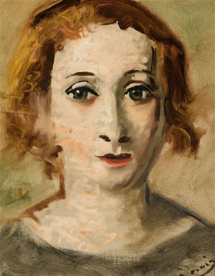 André Derain | Portrait D'italienne (1919 - 1920) | MutualArt