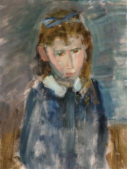 Young girl - Hippolyte Daeye