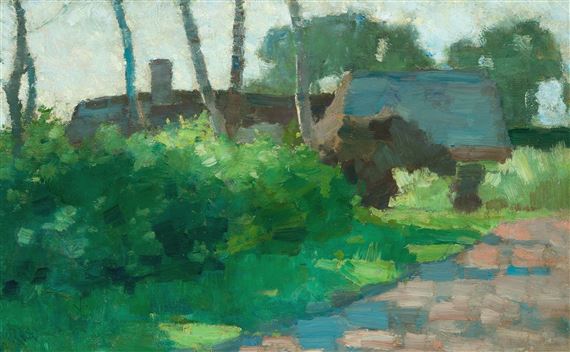 Farm yard by Henry van de Velde, 1886