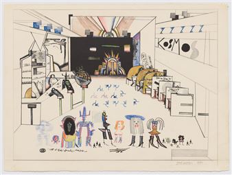 Saul Steinberg & Philip Guston: Eyes Wide Open - Prints, Drawings, Objects - Senior & Shopmaker Gallery