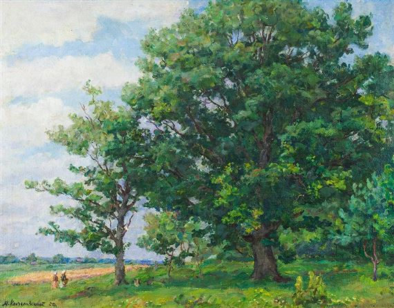 Summer walk by Mikhail Petrovic Konchalovsky, 1950