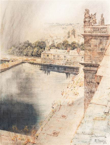 Vue des réservoirs de Versailles by Charles Jouas, 1910