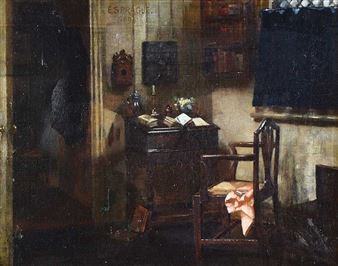 AN INTERIOR SCENE - Edith Sprague