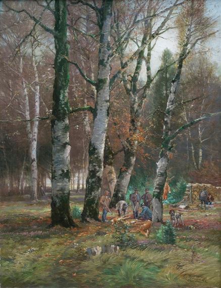 JESIENNE POLOWANIE NA SARNY by Conrad Wimmer