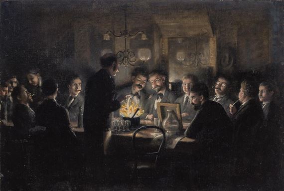 Continental School, 19th Century | The Absinthe Party | MutualArt