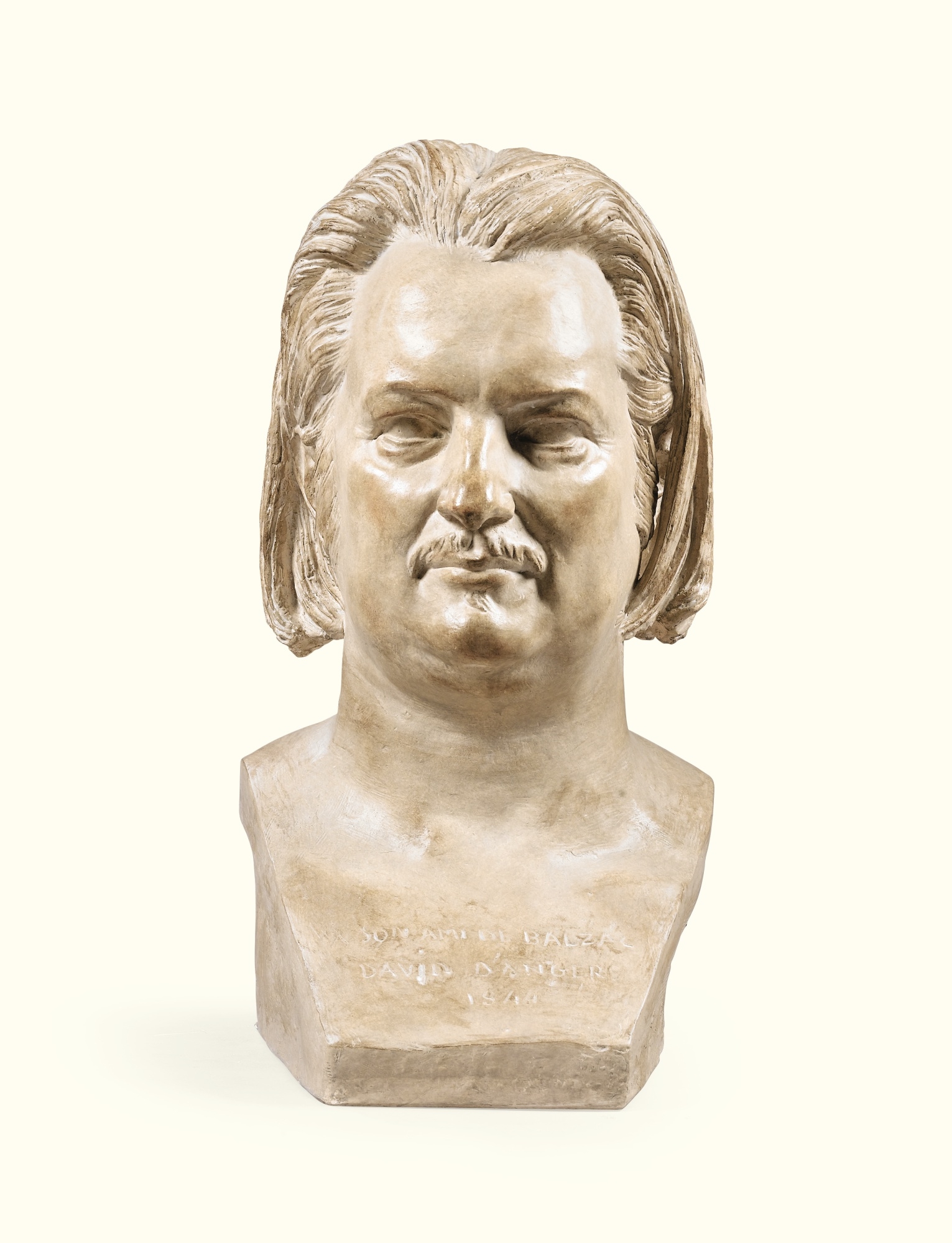 After David d'Angers, ModernBust of Honoré de Balzac by Pierre Jean David d'Angers