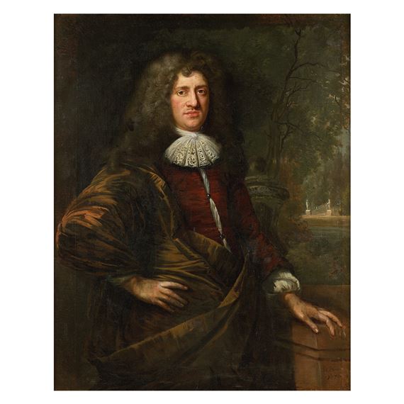 PORTRAIT D’HOMME DANS UN PARC by Jan de Baen, 1676