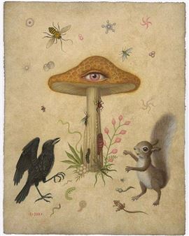 Previews: “Hi-Fructose Presents: The Art of the Mushroom” @ Compound Gallery
