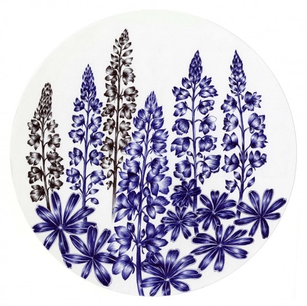 Artwork by Esther Cohen, Lupins, Made of Ballpoint pen on paper