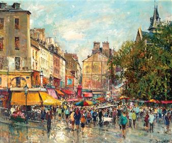 Marché Rue Mouffetard, Paris - Juan Bayón Salado