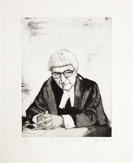 Set of Ten: The Judges of the High Court of Auckland 1981 by Roy Dalgarno