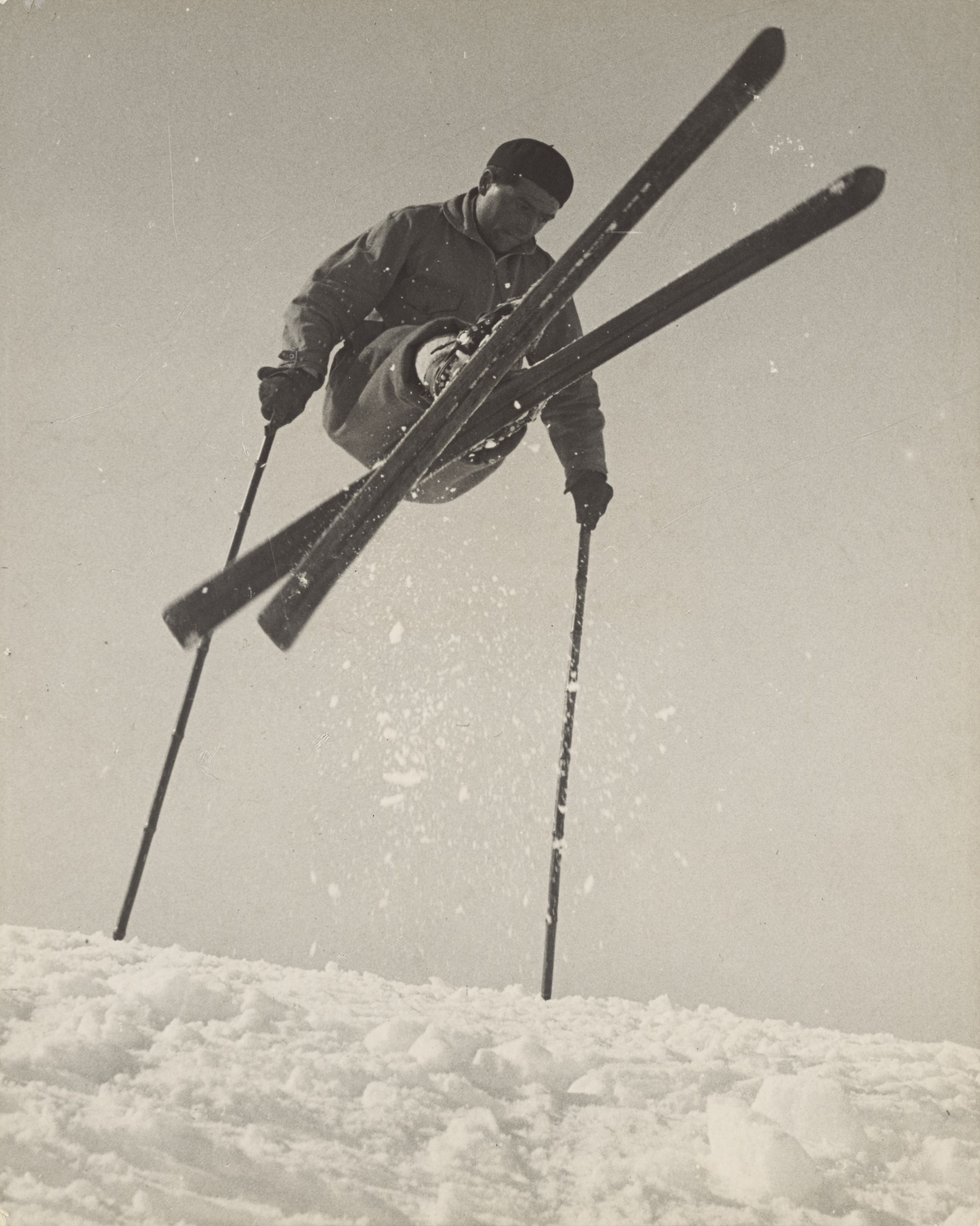 Ski Jump, Arlberg Ski School by Martin Munkacsi, 1930