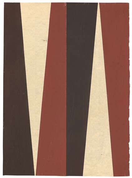 2 Works: Schornsteinformen in Dunkel und Rotbraun I & Schornsteinformen in Dunkel und Rotbraun II