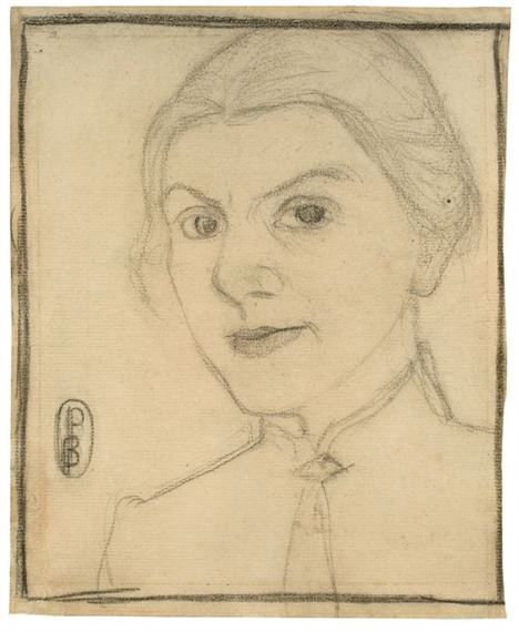 Selbstbildnis by Paula Modersohn-Becker, Circa 1904-1905