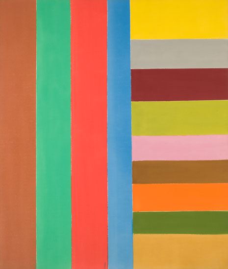 Down and Across by Jack Bush, 1967