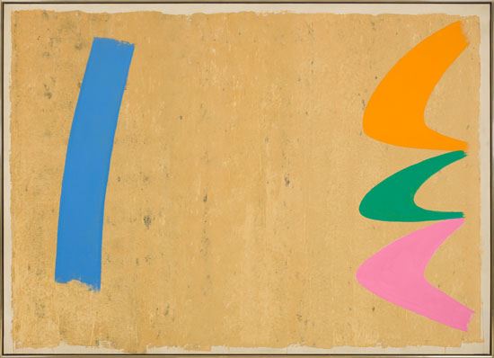 Three to One by Jack Bush, 1971