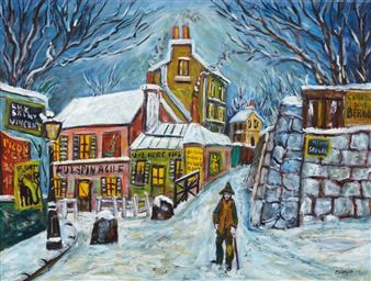 Au lapin agile - Mangin