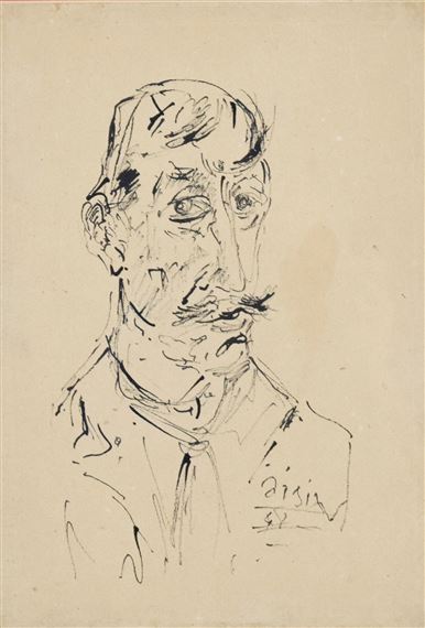 Ritrato Di Uomo by Filippo de Pisis, 1947