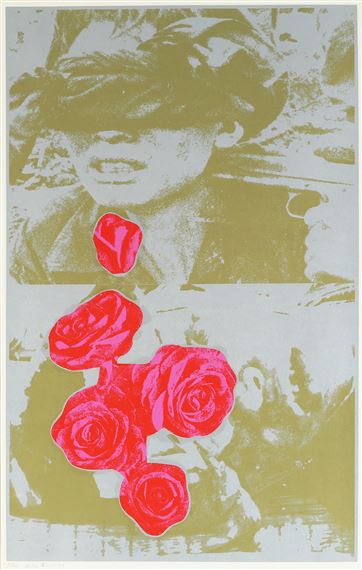 Røde roser by Victor Lind, 1972