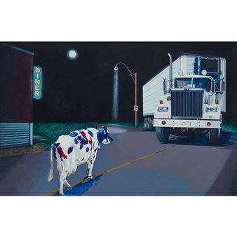 COW AND TRUCK - Frances Ferdinands-Forbes