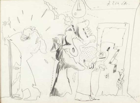 Untitled by Valerio Adami, 1964