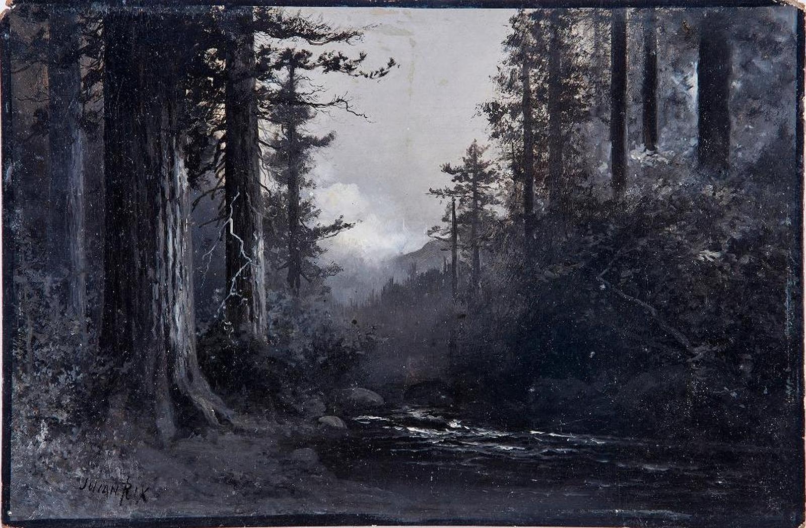 Julian Walbridge Rix | River and forest landscape | MutualArt