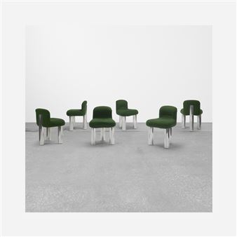 Set of 6 Works: Botolo Rolling Chairs Picture