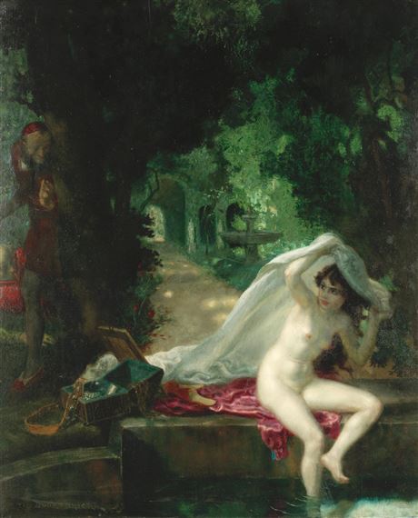 Susanna and the Elders by Theodor Baierl
