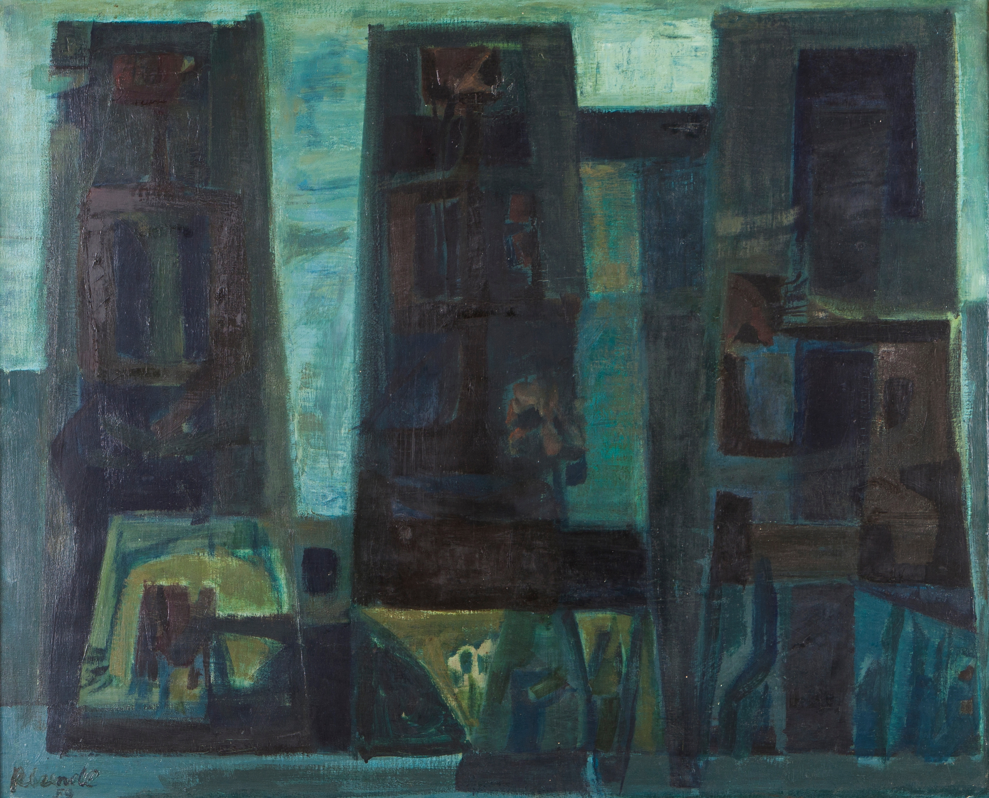 Artwork by Júlio Resende, Untitled, Made of Oil on canvas