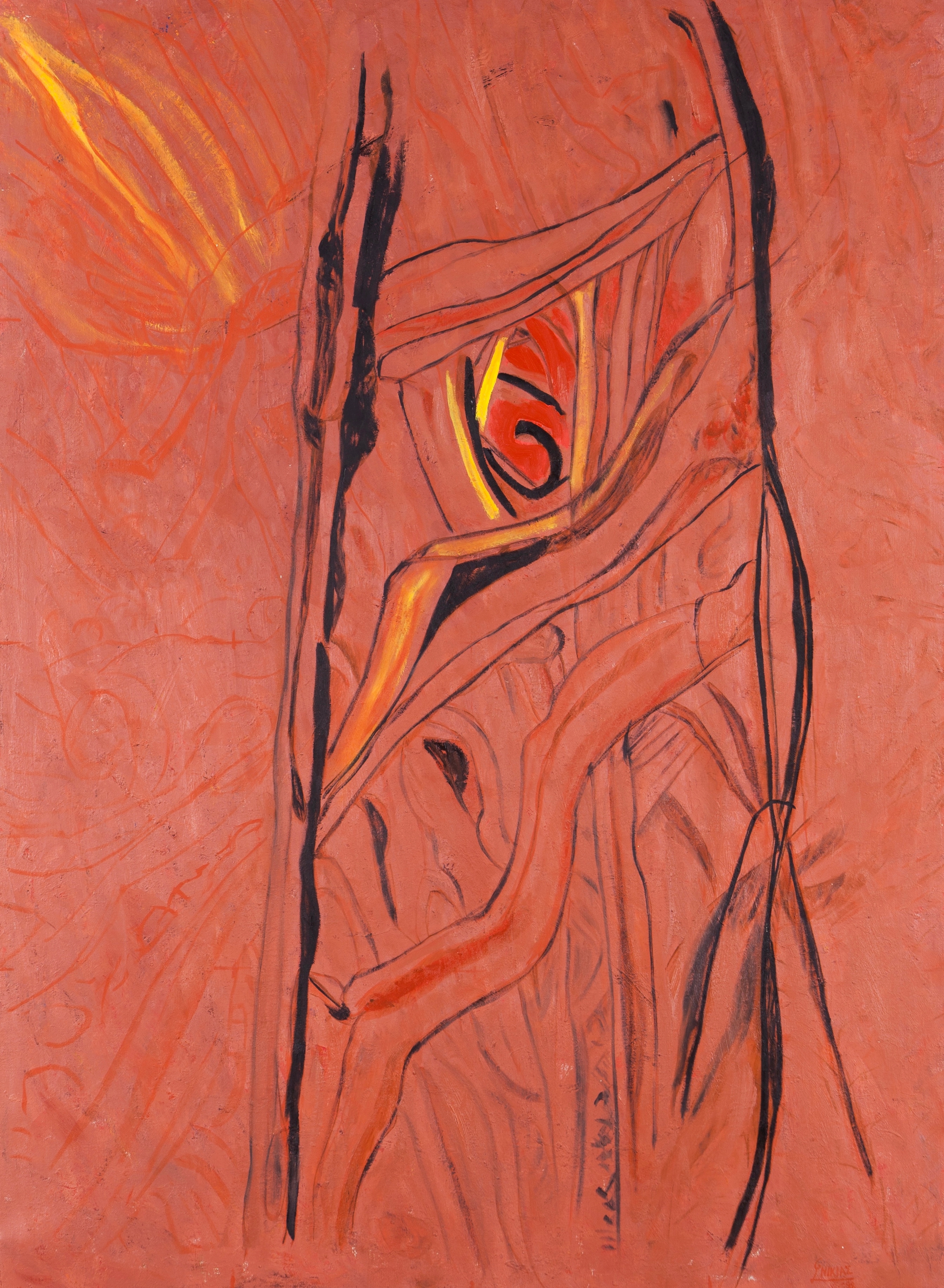 Artwork by Nikias Skapinakis, PAISAGEM DE EUROPA, Made of Oil on canvas