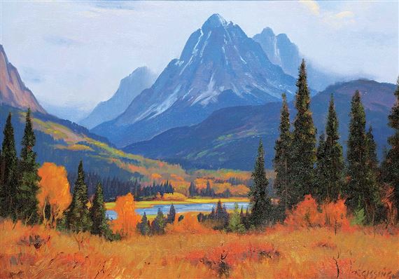 Autumn in the Selkirks by Roland Gissing