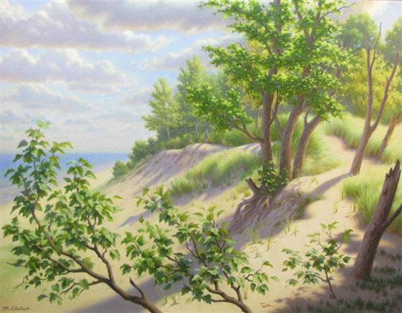 Michael Chelic | Lake Michigan Dunes Landscape | Mutualart