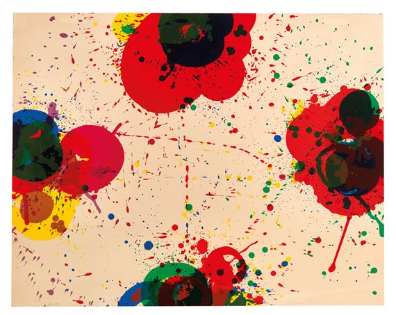 Sam Francis | Metaphysics of the Void. Color lithograph printed on