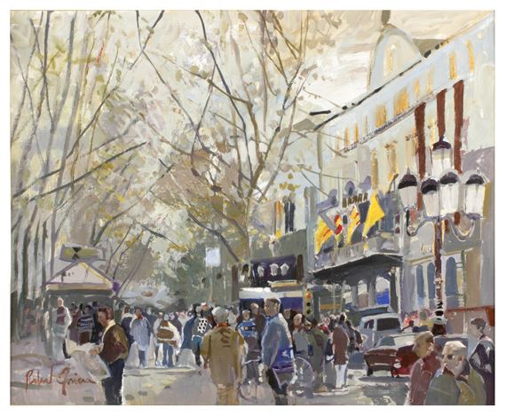 Ramblas de Barcelona Liceo by Rafael Griera i Calderón