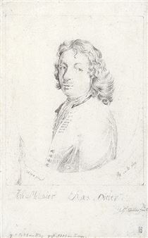 Bildnis des Malers Johann Melchior Roos - Johann Georg Seiller