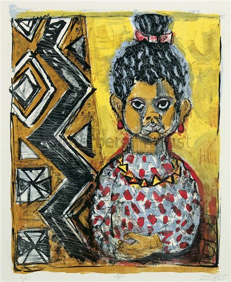 "Susu" (Negerkind) by Otto Dix, 1964/1965