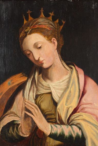 Santa Catalina by Castillian School, 16th Century