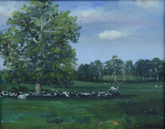 Cows and Sycamore - Richard Chalfant