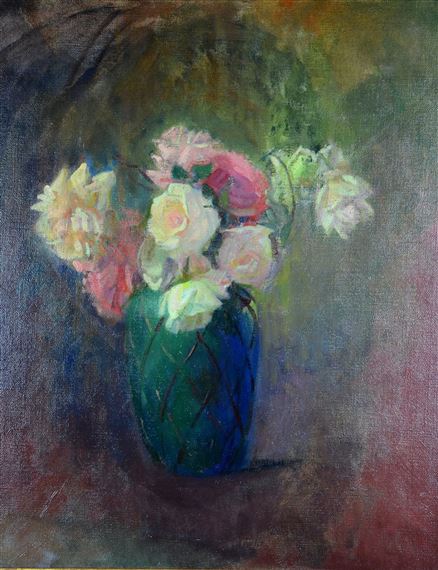 Joseph Sacks | Still Life with Roses | MutualArt