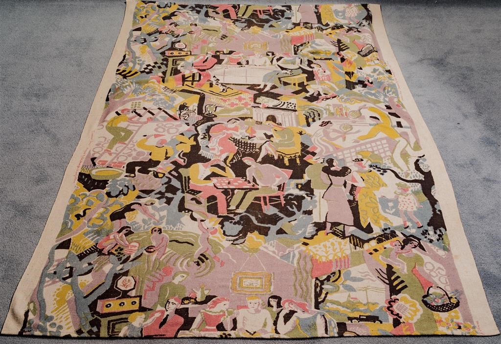Ruth Reeves | American Scene Textile | MutualArt