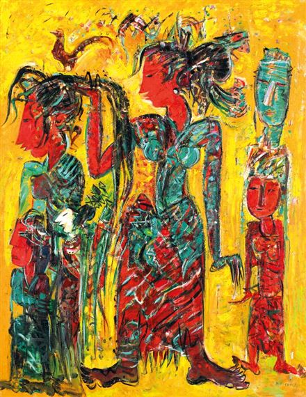 Women with offering by Suwaji, 2011