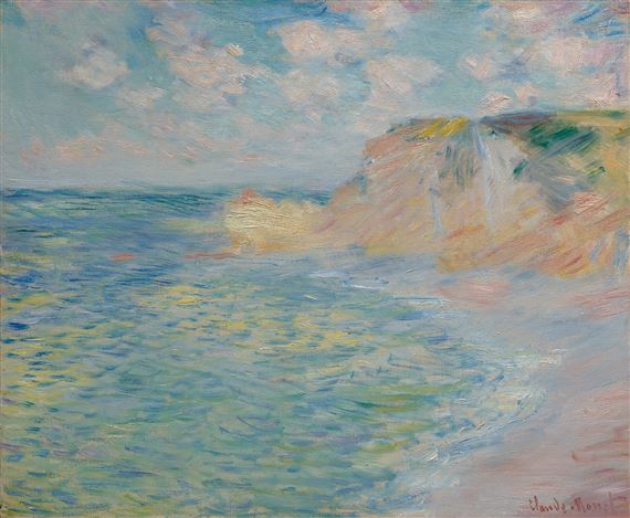 LA FALAISE D'AMONT by Claude Monet, 1885