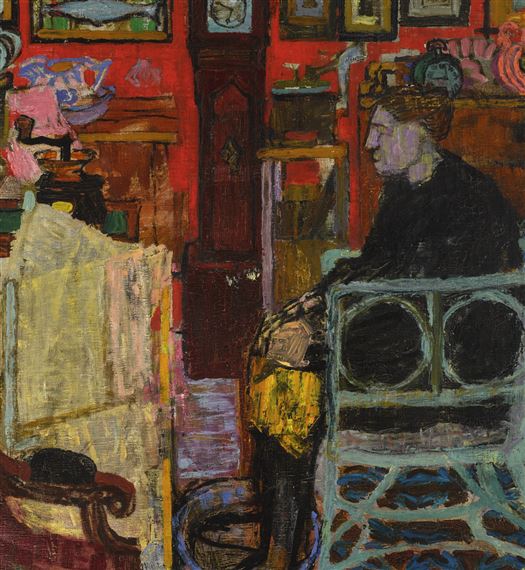 MRS RED WALLPAPER by Joan Kathleen Hardy Eardley