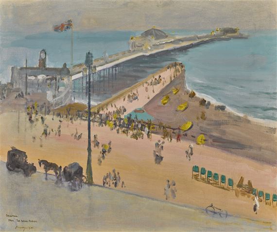 BRIGHTON FROM THE ROYAL ALBION by John Lavery, 1936
