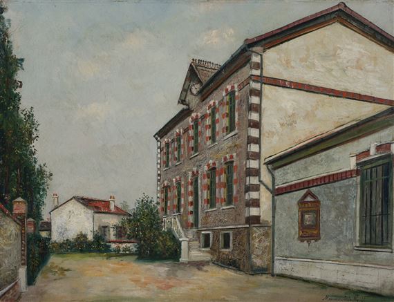 L’ÉCOLE by Maurice Utrillo, circa 1917