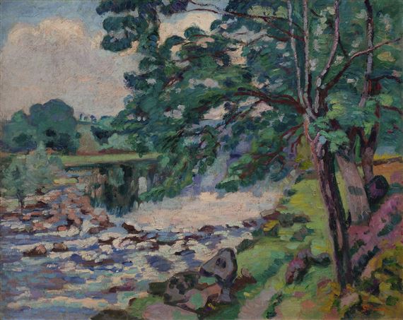 LE BARRAGE DE GENETIN by Armand Guillaumin, circa 1900
