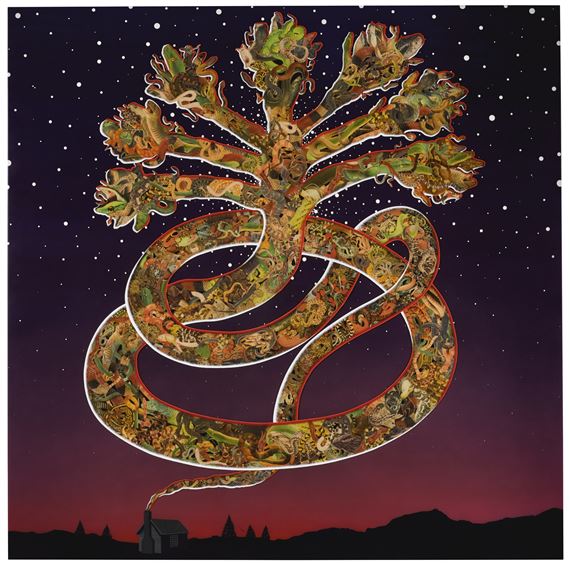 GENERATOR (LARGE) by Fred Tomaselli, 2012