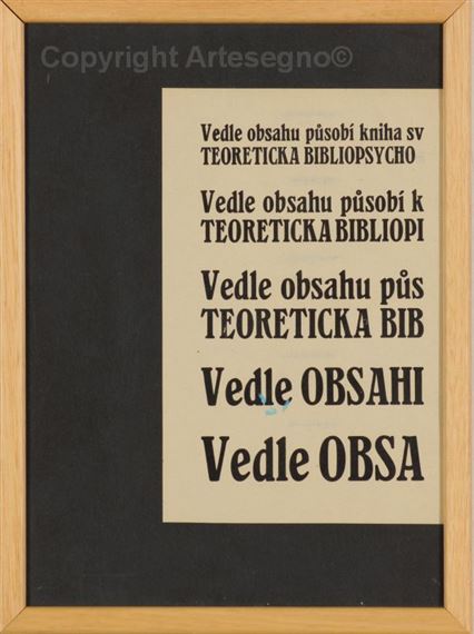 Collage by Jiří Kolář, 1961/1963