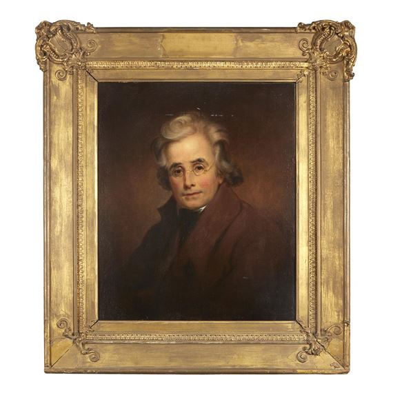 Portrait of Peter Stephen Du Ponceau (1760-1844) by Bass Otis